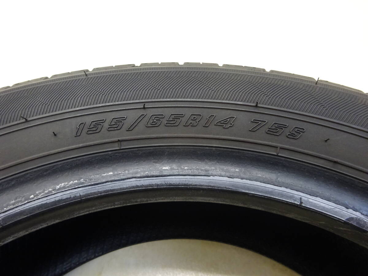 T-3　GY Eficient Grip ECO EG01　★155/65R14 75S★　4本　比較的 程度良好　溝あり 約8.5分山　高年式 2021年式　軽自動車　に是非　！_画像6