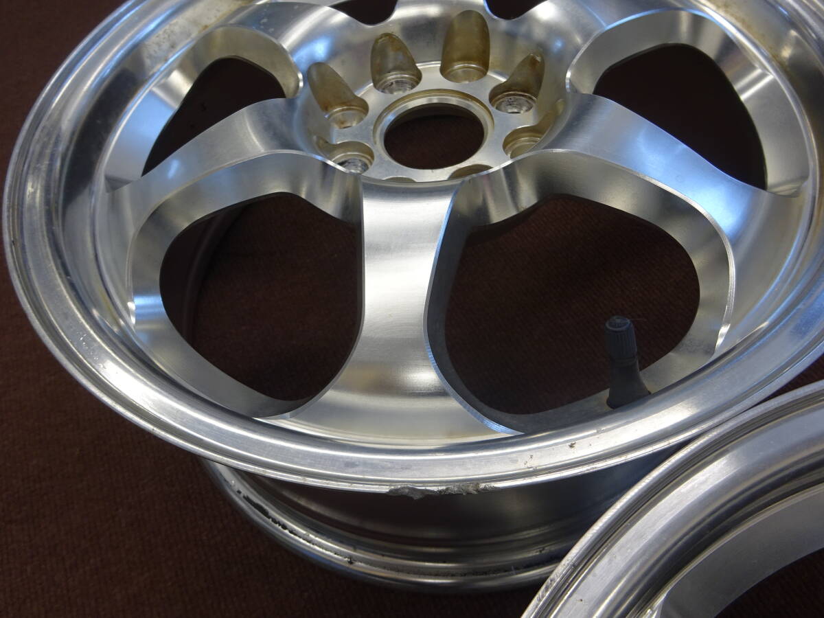 A-69　ALEXRIMS FORGED　★15×6.5J ET35 PCD100,108 4H★4本　希少　鍛造　超軽量　Racing sports コンパクトカー スポコン　等に是非 ！_画像6