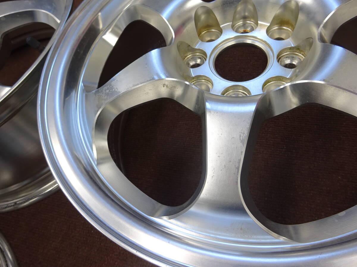 A-69　ALEXRIMS FORGED　★15×6.5J ET35 PCD100,108 4H★4本　希少　鍛造　超軽量　Racing sports コンパクトカー スポコン　等に是非 ！_画像8