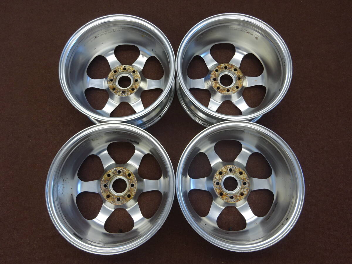 A-69　ALEXRIMS FORGED　★15×6.5J ET35 PCD100,108 4H★4本　希少　鍛造　超軽量　Racing sports コンパクトカー スポコン　等に是非 ！_画像10