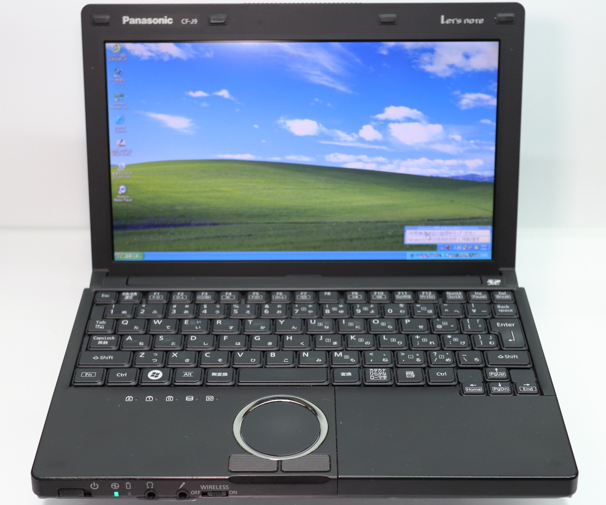 Panasonic Let’s note J9 CF-J9LUDDDS/10.1インチTFT/Core i5-560M/4GBメモリ/HDD320GB/無線LAN/WindowsXP Professional SP3 難有 #1123_画像1