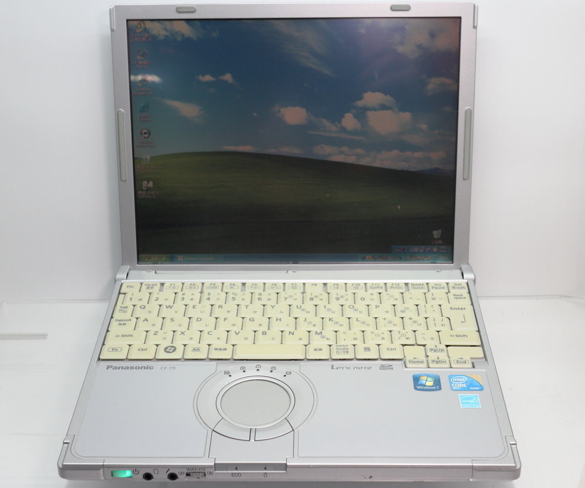Panasonic Let’s note T9 CF-T9JWUDPS/Core2Duo SU9600/4GBメモリ/HDD320GB/12.1TFTタッチパネル液晶/WindowsXP Professional SP3 #0307