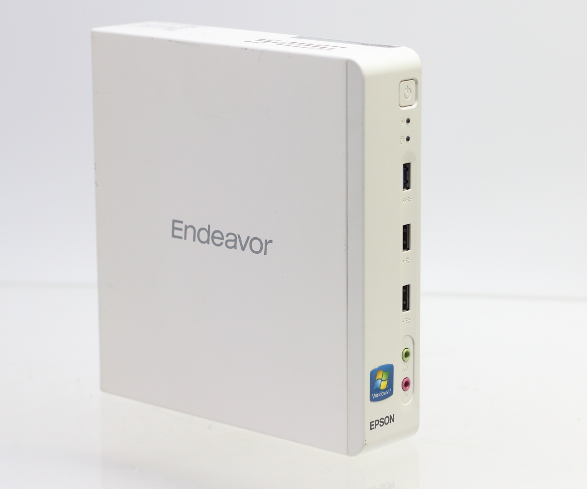 エプソン Endeavor ST11E/E2-6110(1.5GHz/4コア4スレッド)/4GBメモリ/HDD500GB/Windows7 Professional 32bit #0325_画像1