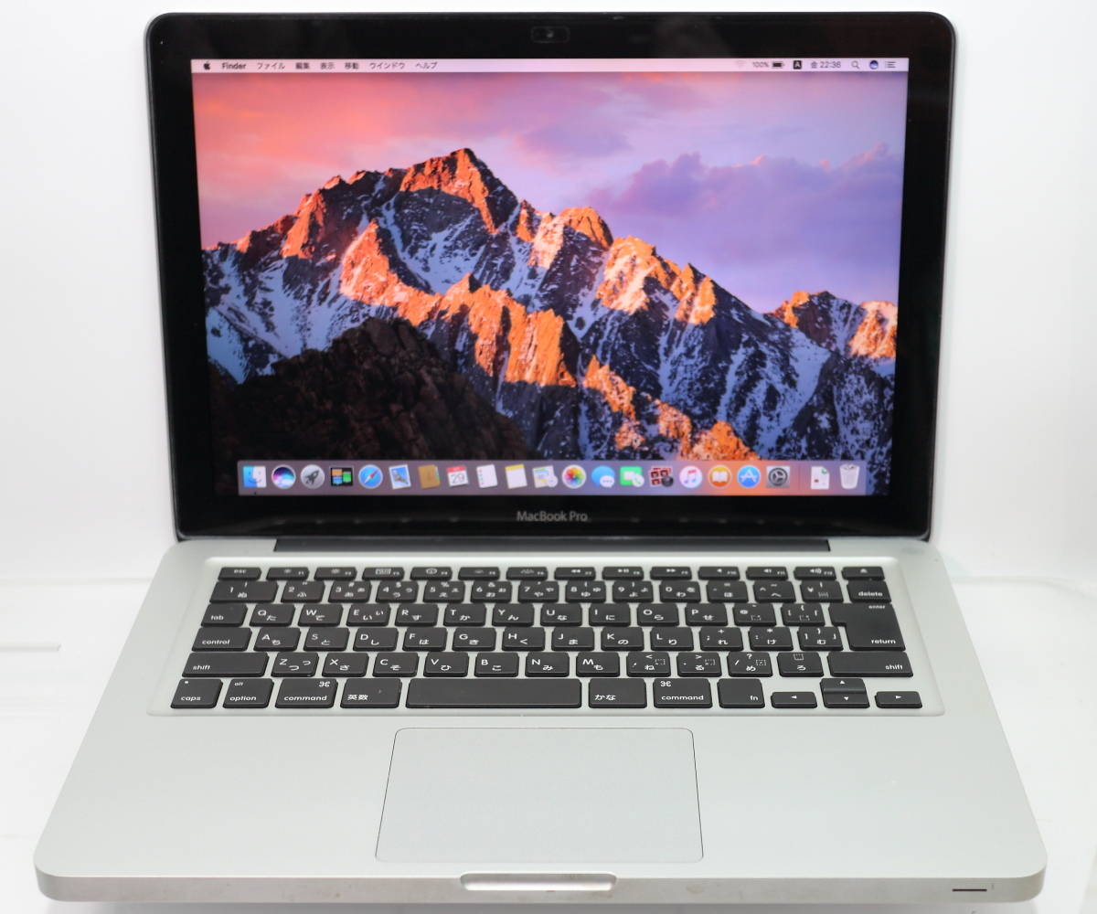 Apple MacBook Pro (13-inch,Mid2010)/Core2Duo P8800 2.66GHz/4GBメモリ/HDD320GB/無線LAN Bluetooth/macOS Sierra 10.12 #0330_画像1