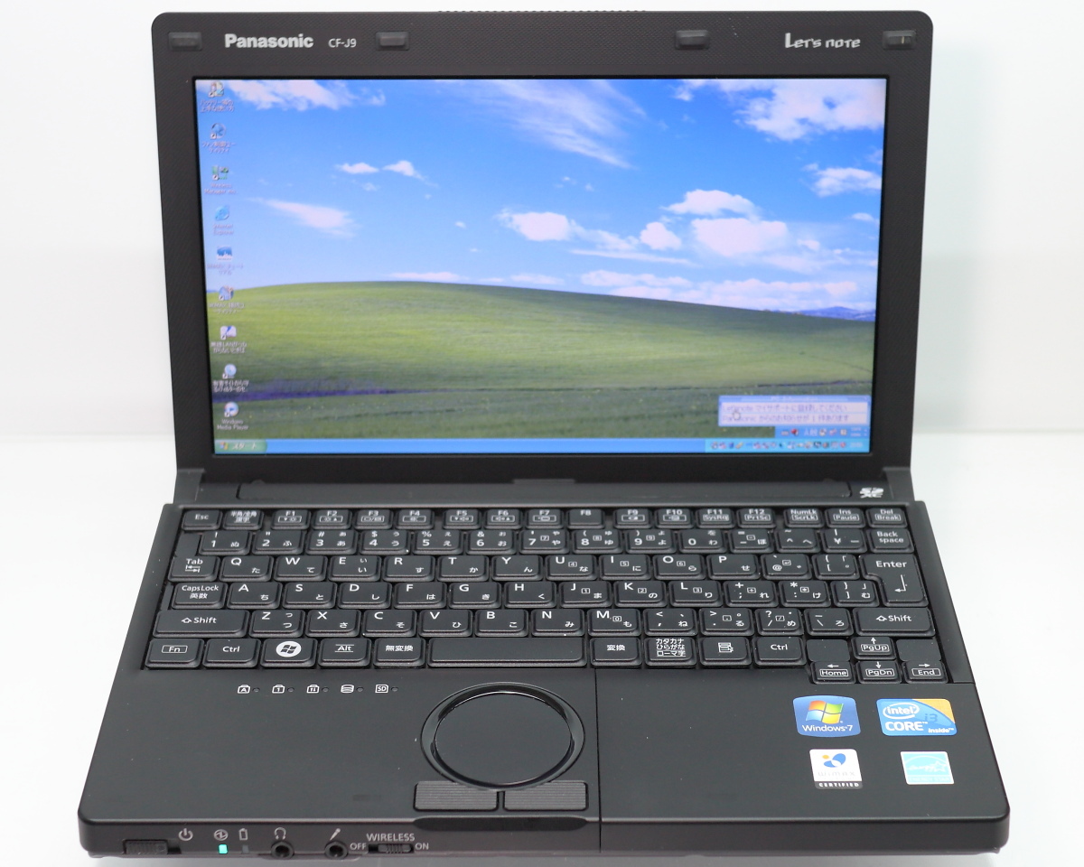 Panasonic Let’s note J9 CF-J9NYAPHR/10.1インチTFT/Core i3-370M/3GBメモリ/HDD320GB/HDMI/WindowsXP Professional SP3 #0318