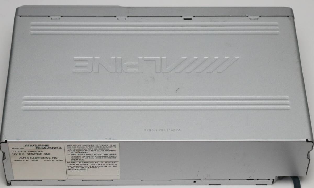 ALPINE CHA-S634 MP3対応 6連奏CDチェンジャー Ai-NET 中古 訳有の画像8