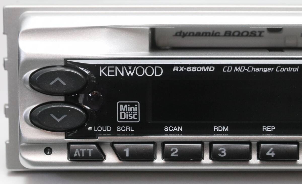 美品■KENWOOD RX-680MD MDチューナー dB-EQ リモコン_画像3