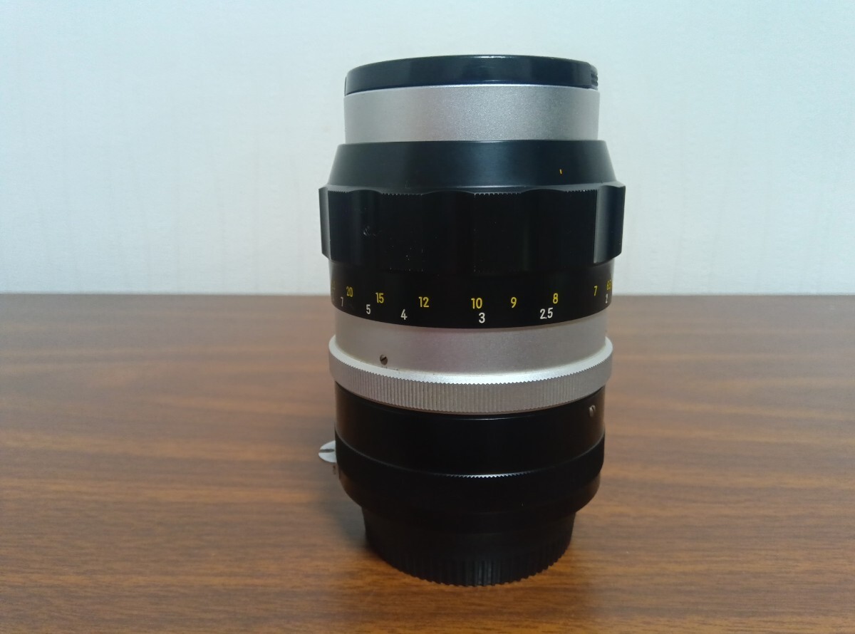 Nikon NIKKOR-Q Auto / 135mm F3.5-22 Nippon Kogaku Japan / ニコン マニュアルフォーカス Fマウント 単焦点レンズ 中望遠レンズ_画像6