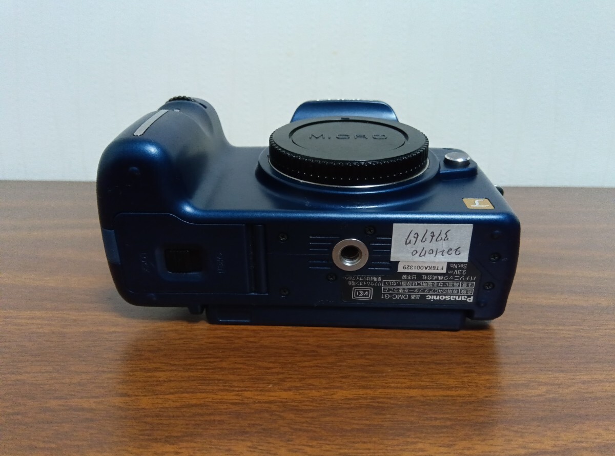 LUMIX G-1 / 1210万画素 マイクロフォーサーズ / ミラーレスカメラ Panasonic デジタルカメラ Live MOSセンサー ネイビー G1_画像7