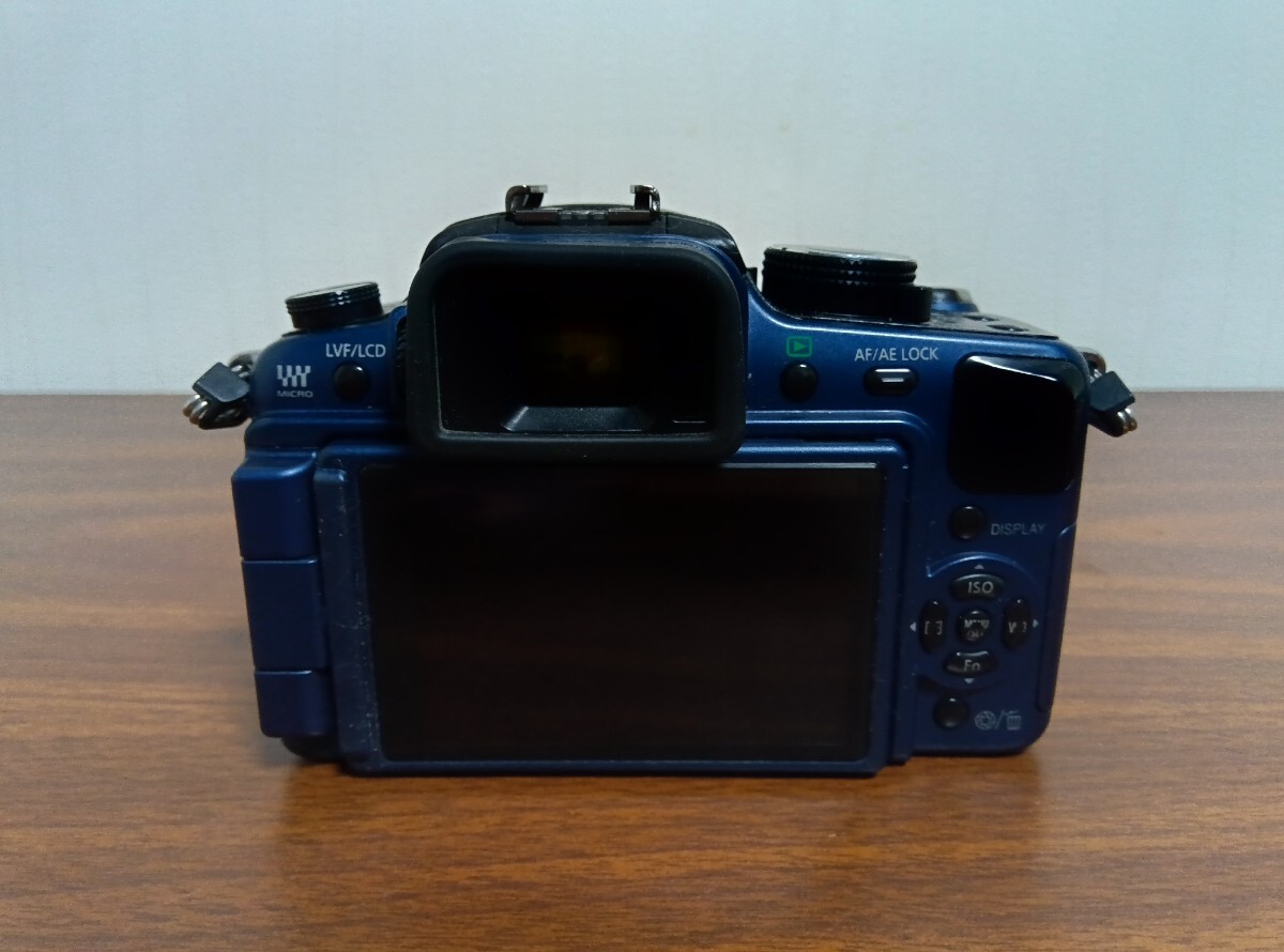 LUMIX G-1 / 1210万画素 マイクロフォーサーズ / ミラーレスカメラ Panasonic デジタルカメラ Live MOSセンサー ネイビー G1_画像4