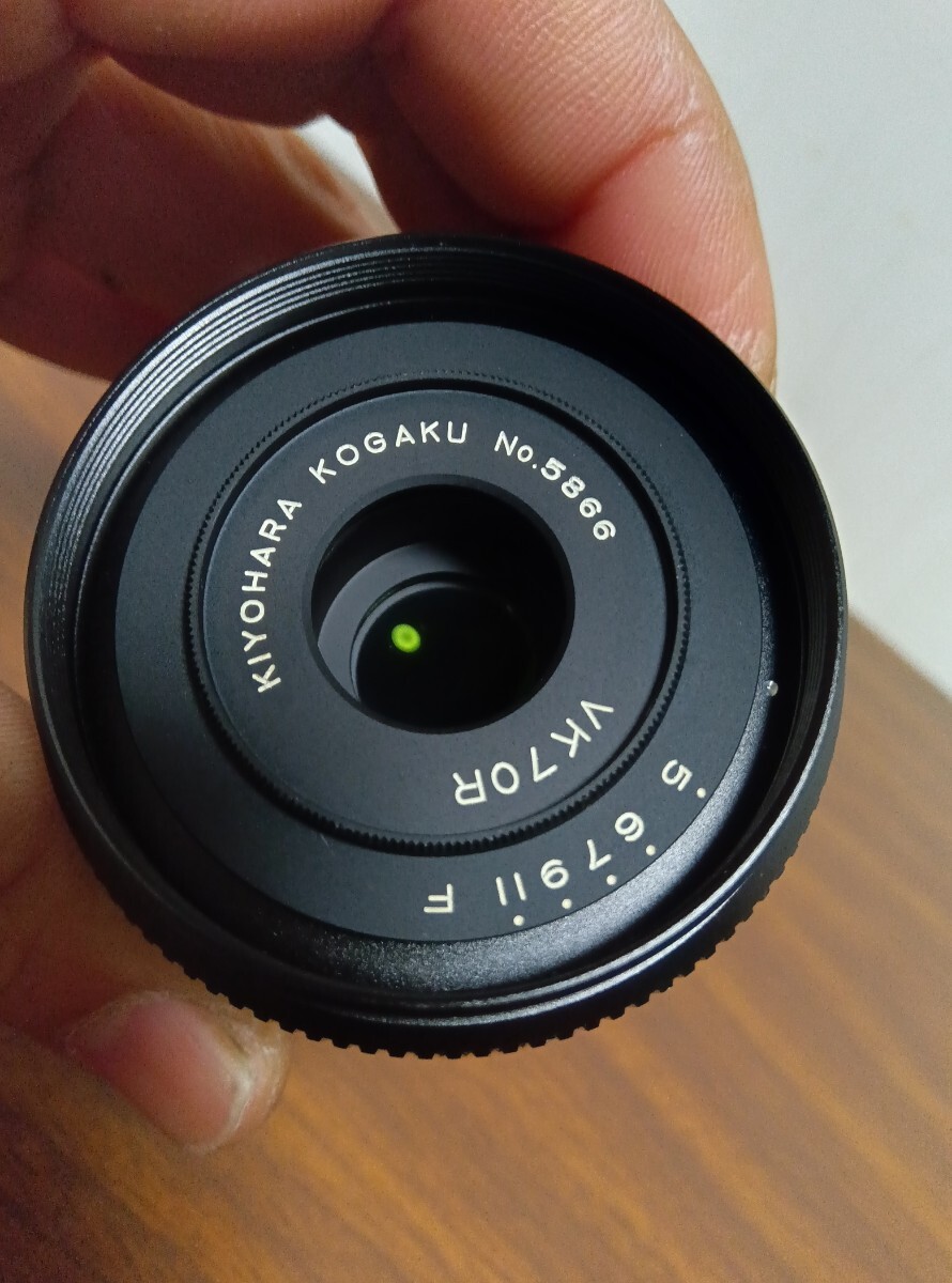 美品 / KIYOHARA KOGAKU / VK70R / 70mm F5-11 / KIYOHARA SOFT / キヨハラソフトニコン マニュアルフォーカス Fマウント 単焦点レンズ の画像3