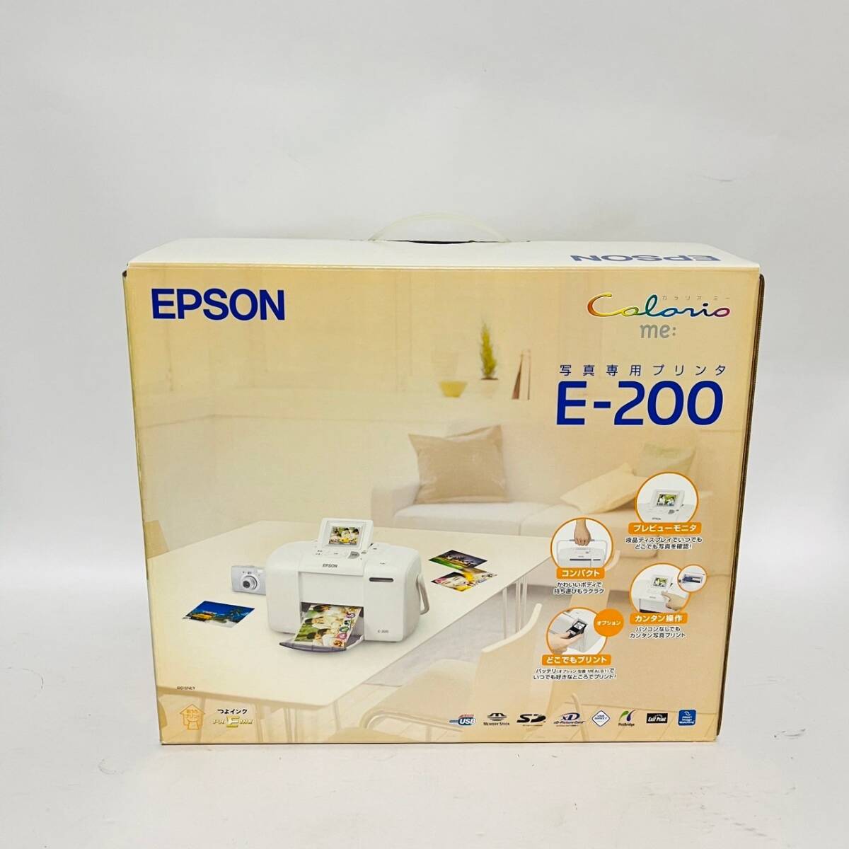 EPSON 写真専用プリンタ カラリオ ミー E-200 未使用_画像1