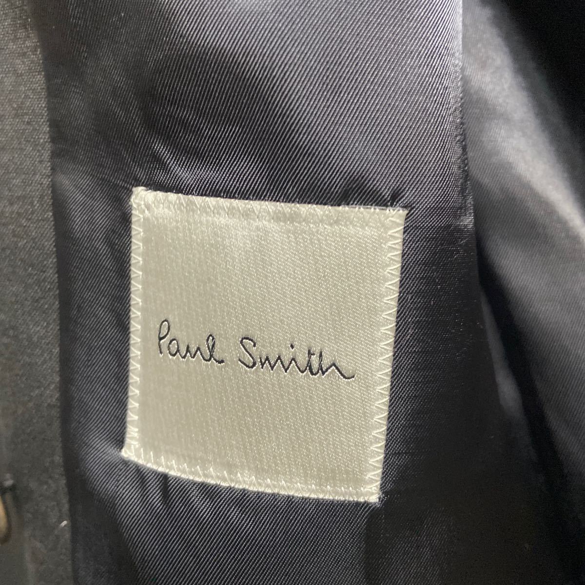 【Paul Smith ポールスミス】235000 ノースリーブウールジャケット ジャケット 40 ブラック ウール 無地 2403oki_画像7