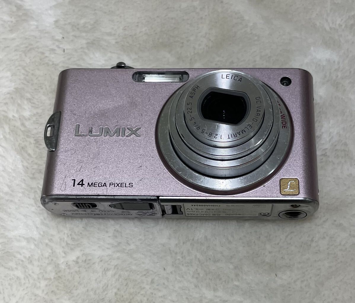 パナソニック LUMIX DMC-FX66 コンパクトデジタルカメラ、ピンク、(確認済み)_画像4
