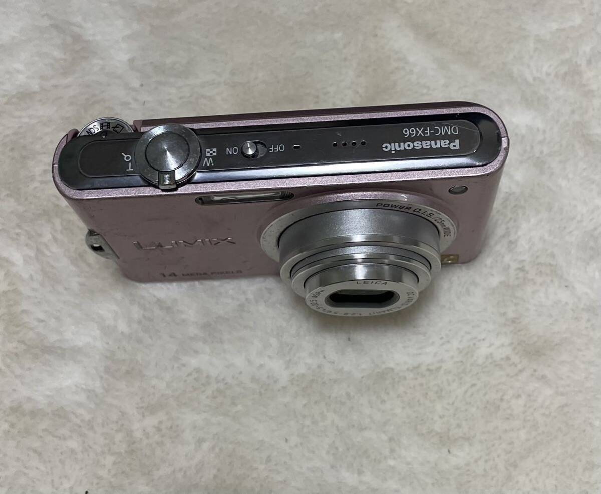 パナソニック LUMIX DMC-FX66 コンパクトデジタルカメラ、ピンク、(確認済み)_画像5