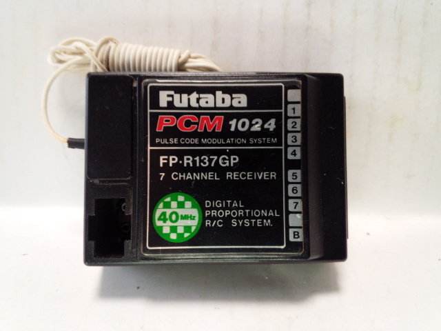 フタバ 製 ７ｃｈ 受信機 PCM １０２４ ＦＰ-Ｒ１３７ＧＰ ４０MHz 送料無料_画像1