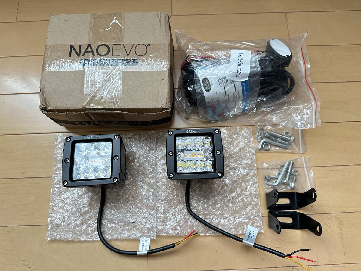 NAOEVO 3インチ LEDライト 12V/24V 対応 点灯動作確認済み_画像1