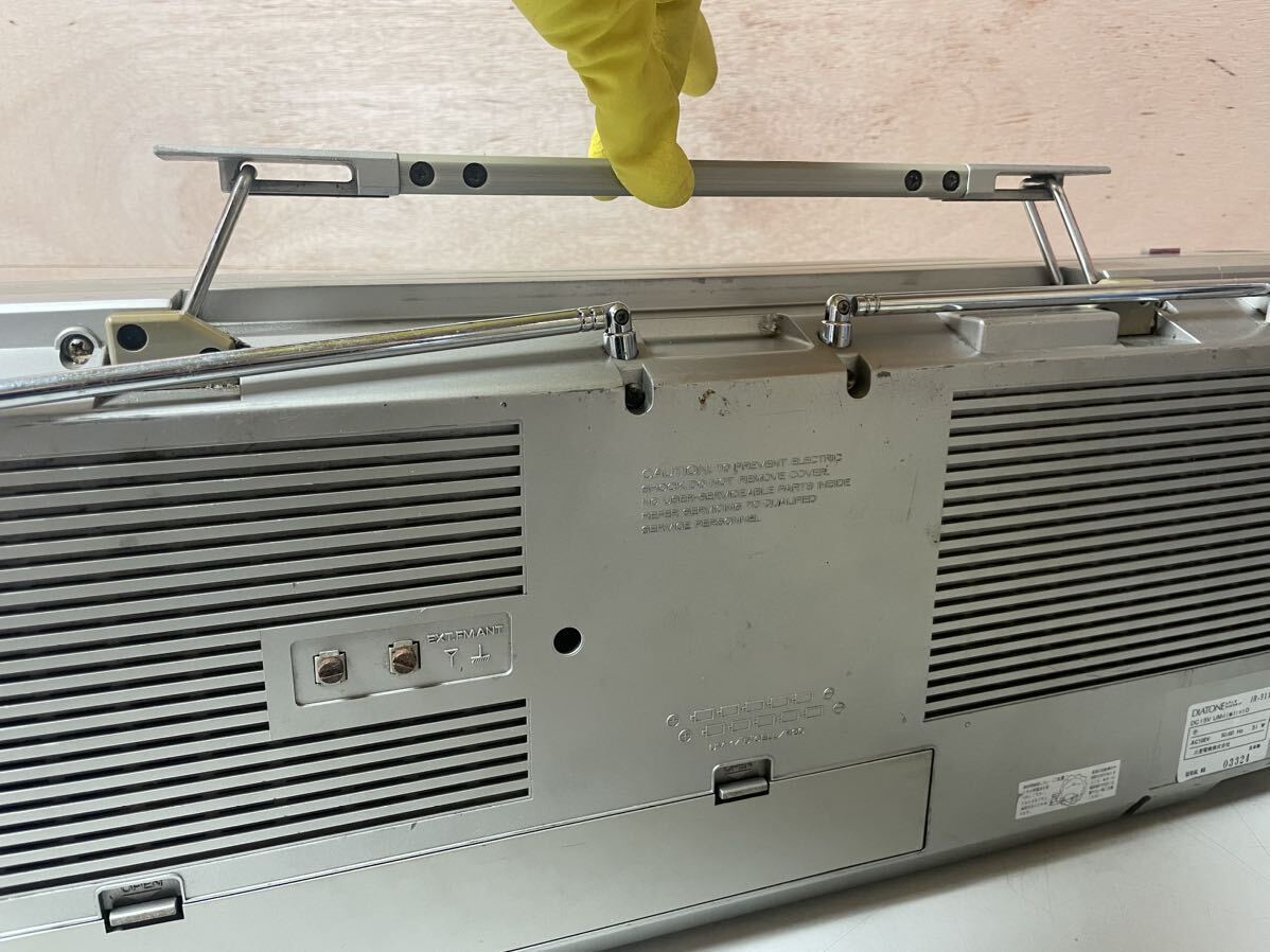 N1300/DIATONE ステレオラジオカセット JR-911 三菱電機』ダイヤトーン ラジカセ 現状品の画像5