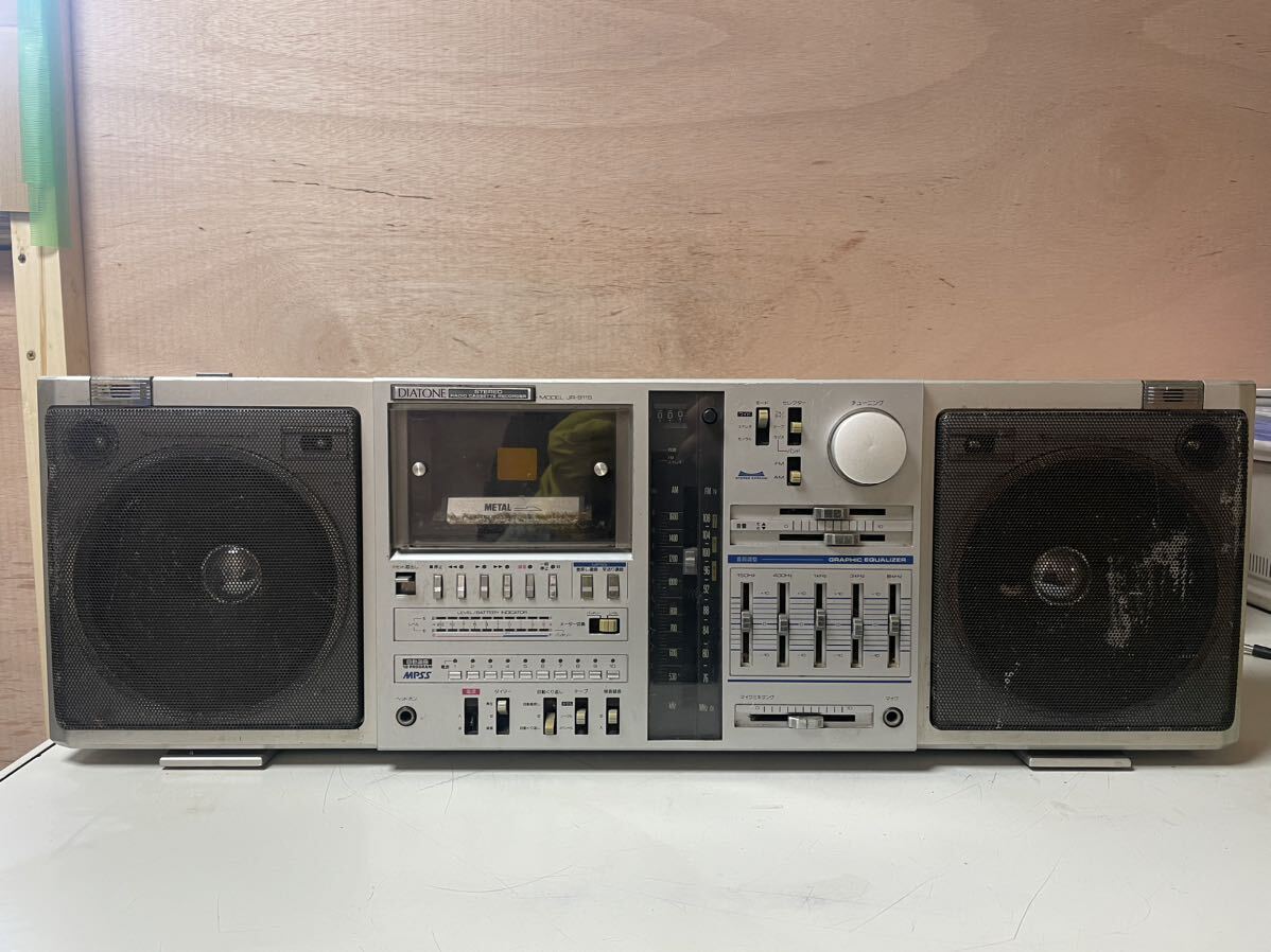 N1300/DIATONE ステレオラジオカセット JR-911 三菱電機』ダイヤトーン ラジカセ 現状品の画像1