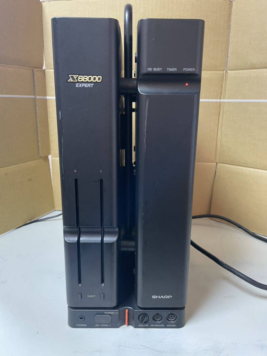 N1291/[ редкий ] электризация 0 SHARP X68000 Expert CZ-603C-BK персональный компьютер sharp Showa Retro Vintage 