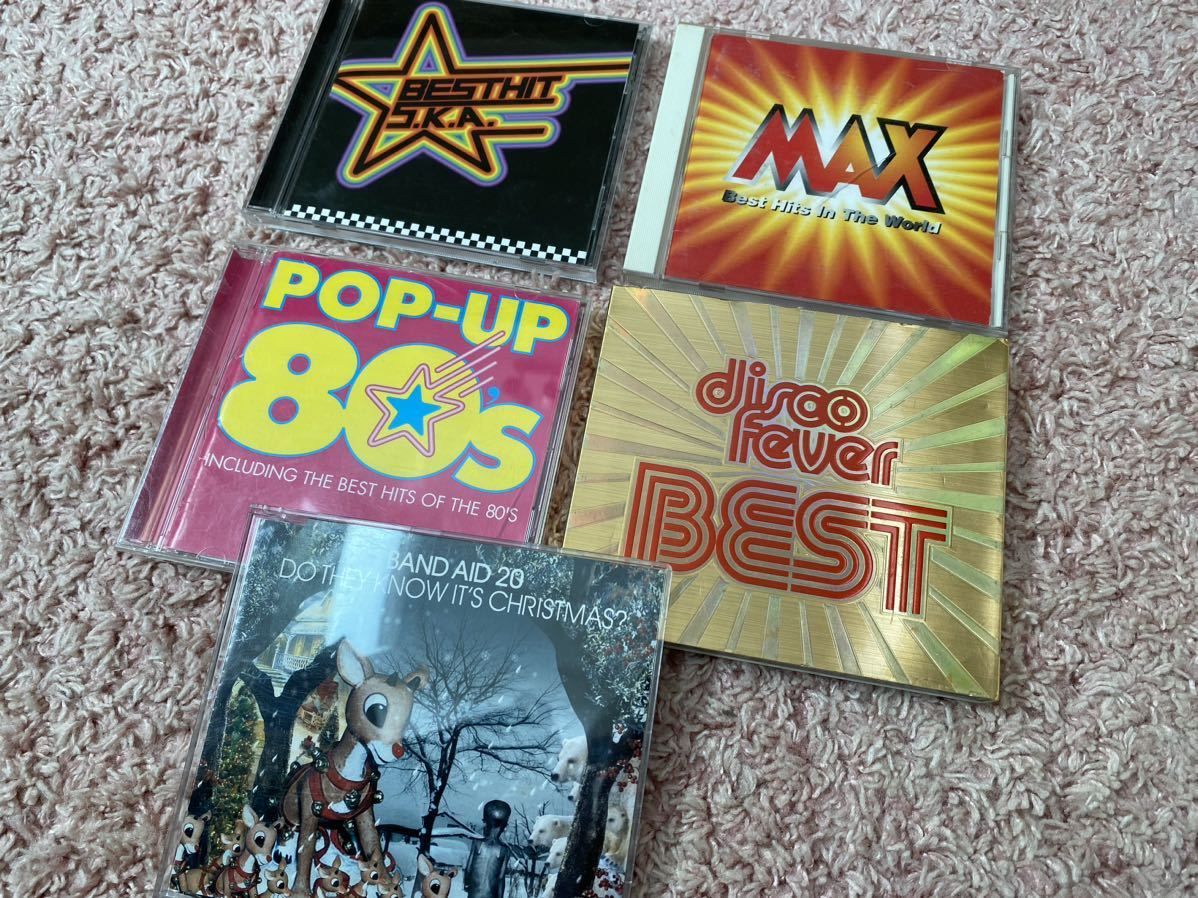 5枚セット POP-UP80’s / disco Fever / BAND AID■80年代90年代■マイケルジャクソン ABBA JOURNEY マライアキャリー_画像1