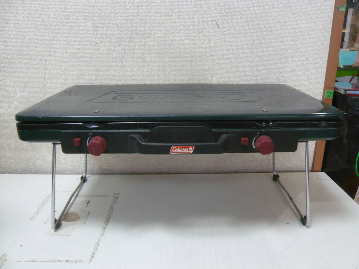 BBQコンロ(2)【コールマン / POWERHOUSE LP 2 BURNER STOVE Ⅱ】中古_画像4