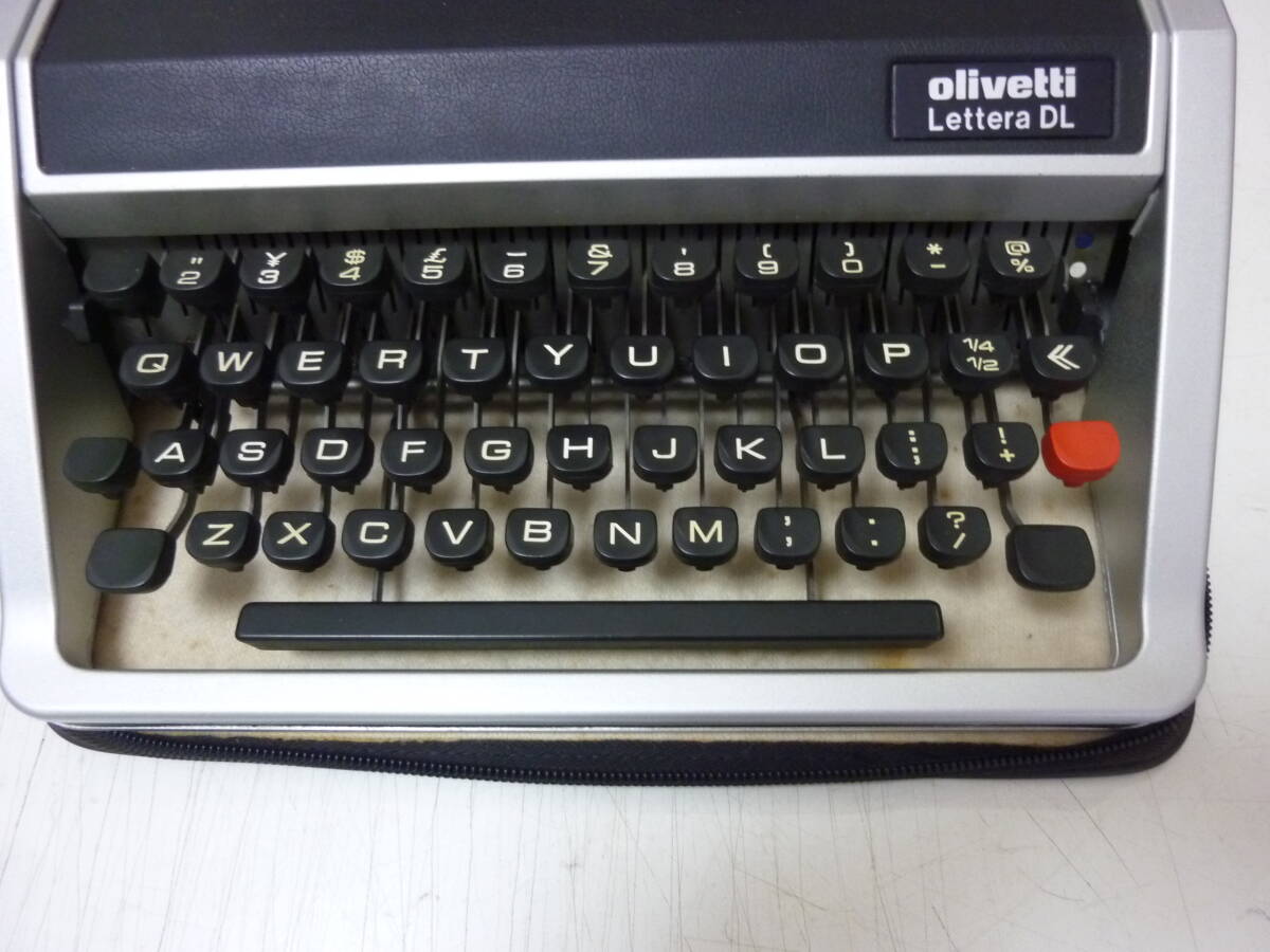 タイプライター★Olivetti Lettera DL オリベッティ  ジャンク！の画像9