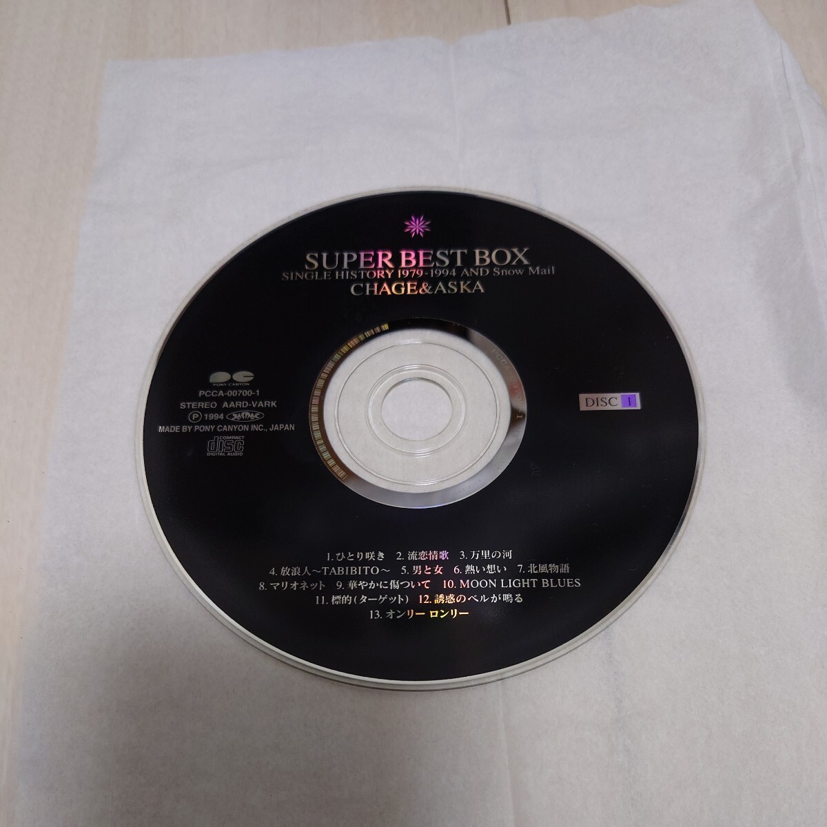 CHAGE&ASKA　スーパーベストボックス　4枚組CDセット　CDのみ_画像1