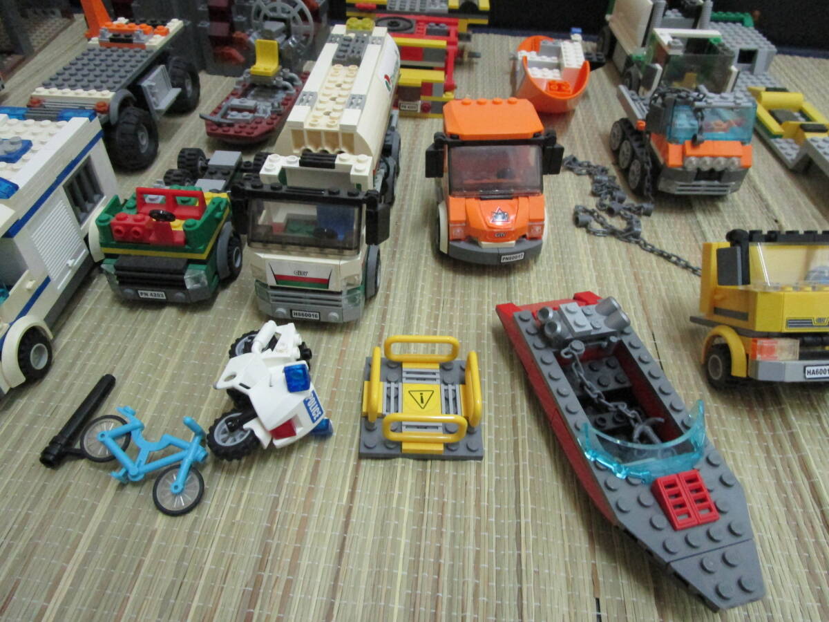 LEGO レゴ CITY 大量 ポリスバンとドロボウのバギー 60043 60016 トラック トレーラー ジャンク Aの画像6
