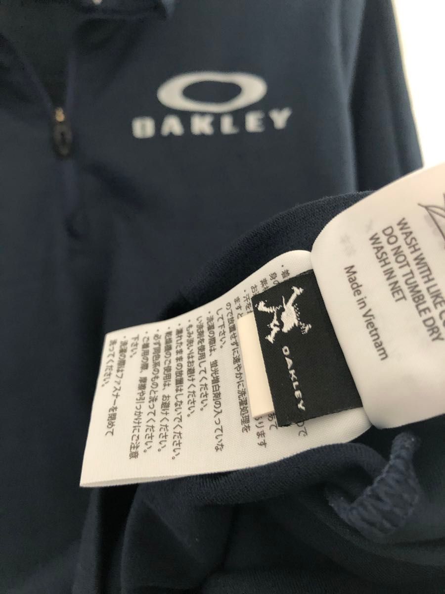 オークリー ハーフジップ ポロシャツ サイズM OAKLEY