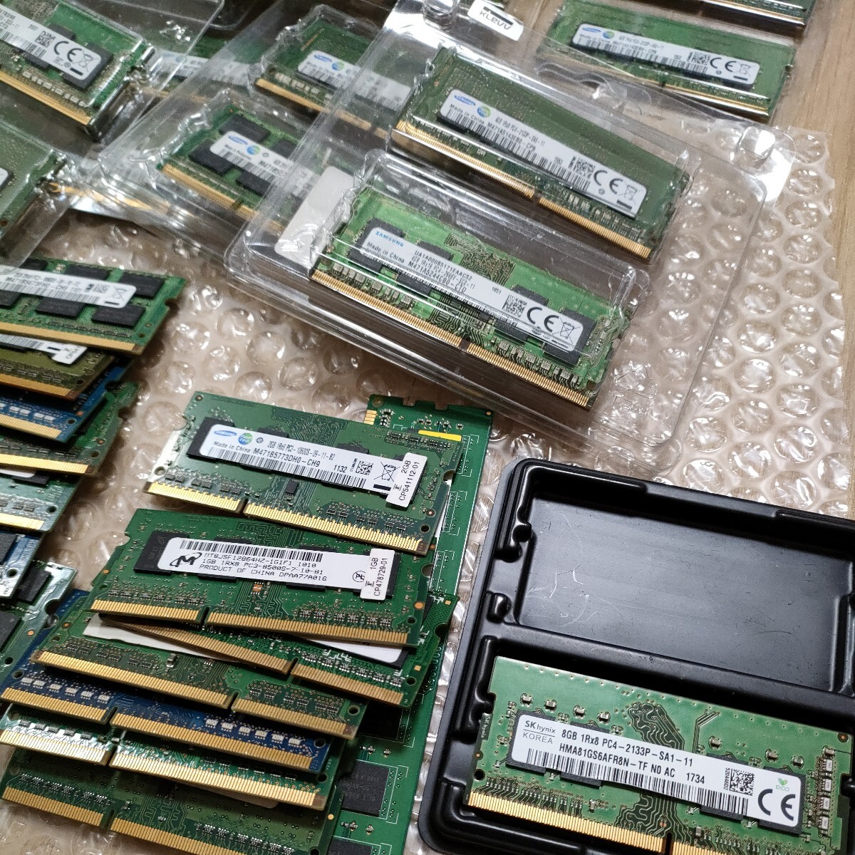 [1 jpy start ] memory approximately 130 pieces set 8GB 4GB etc. Samsung original PC parts repair rare metal rare metal part removing repair laptop 