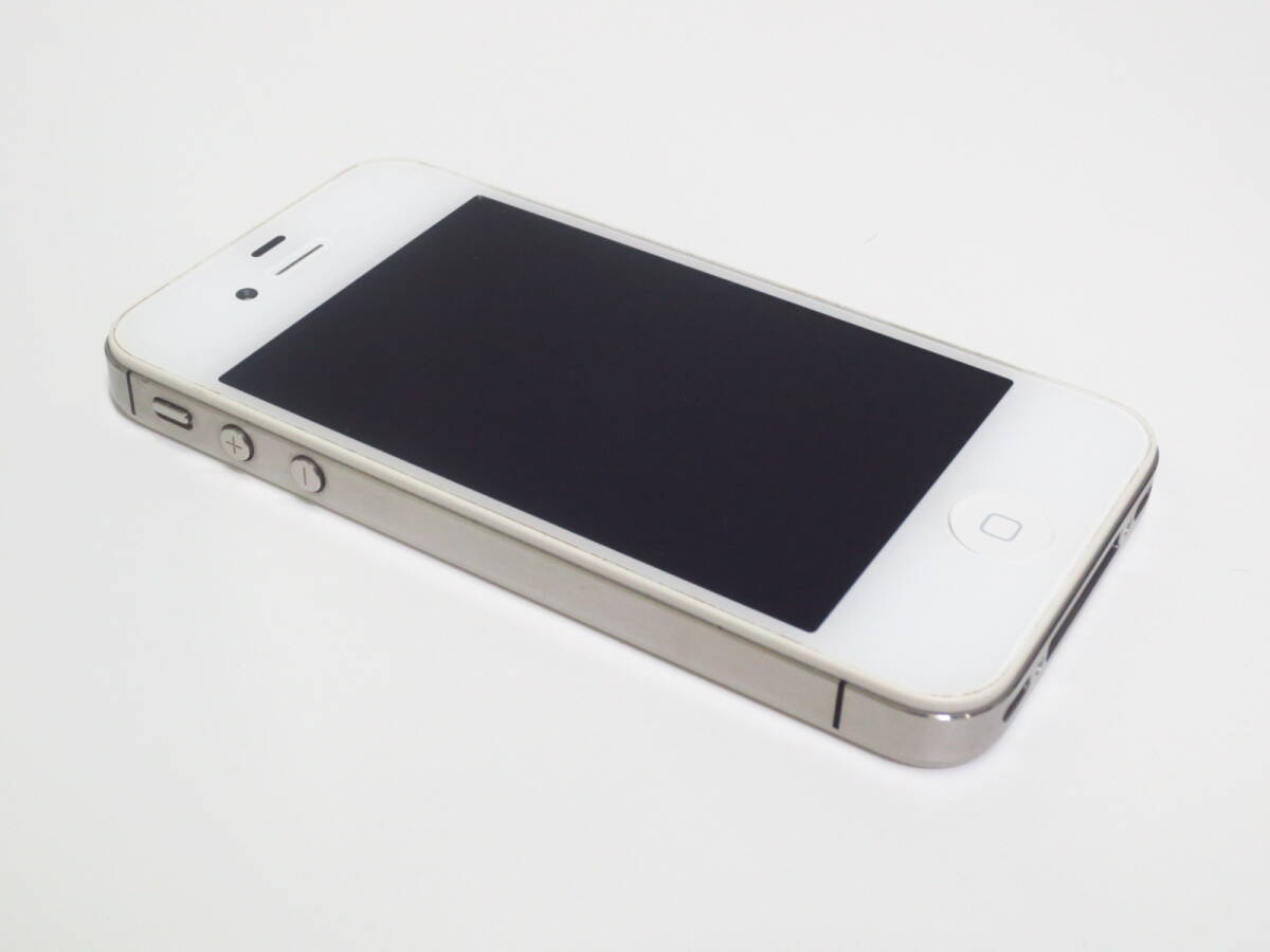 19144 スマホ祭 iPhone 4s 16GB softbank 判定○ ホワイト SIMロックあり 本体 MD239J/A Apple アップル 初期化済 ID サインアウトの画像2