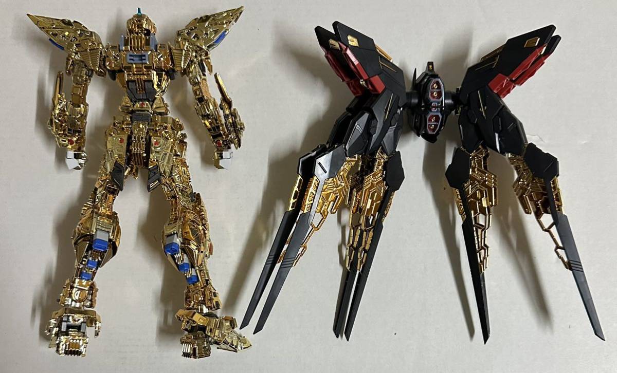 中古 MGEX 1/100 ストライクフリーダムガンダム 金メッキ加工 中古 MGEX 1/100 ストライクフリーダムガンダム 金メッキ加工
