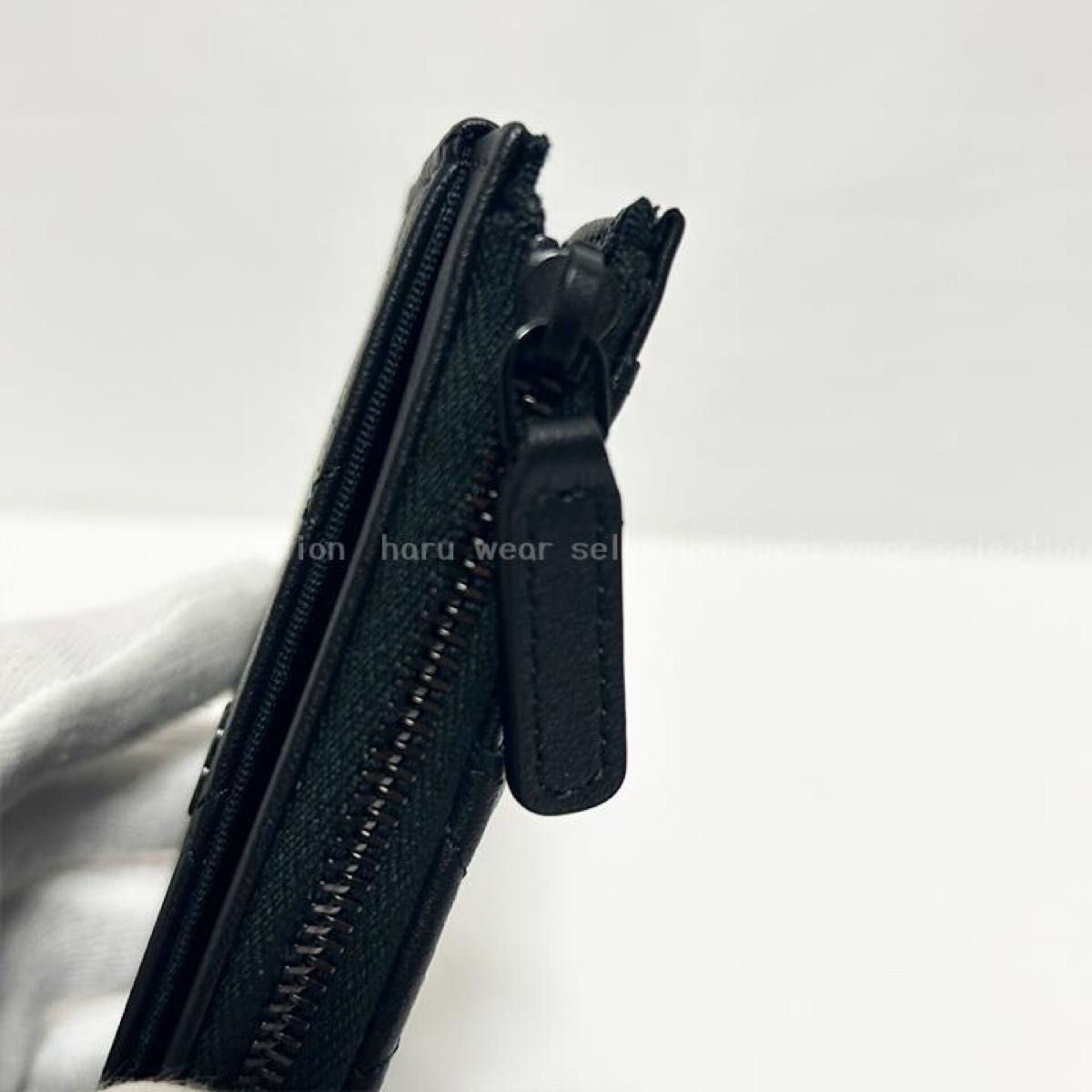 【新品・未使用】CHANEL シャネル　フラグメントケース　ミニ財布　カードケース　小物入れ　ブラック　ブラック金具
