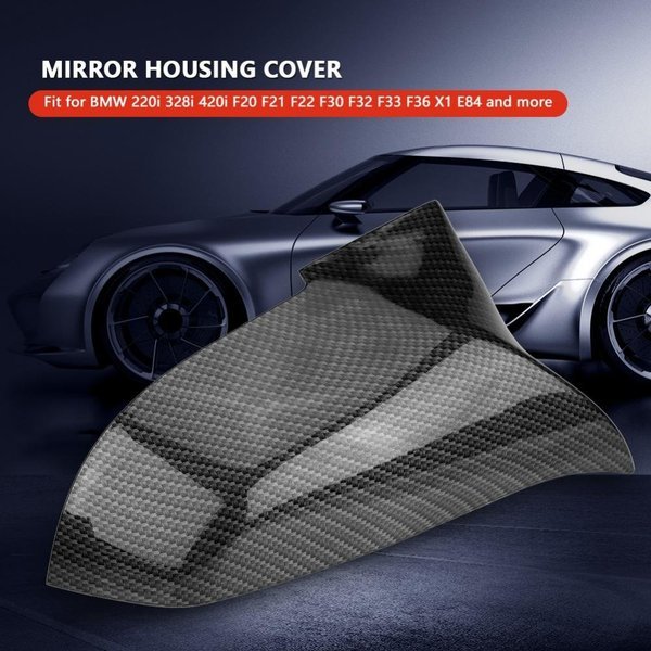  new goods unused door mirror cover rearview mirror cover carbon style equipment ornament parts exterior parts BMW F20 F21 applying M135 116i 120i 1 series 
