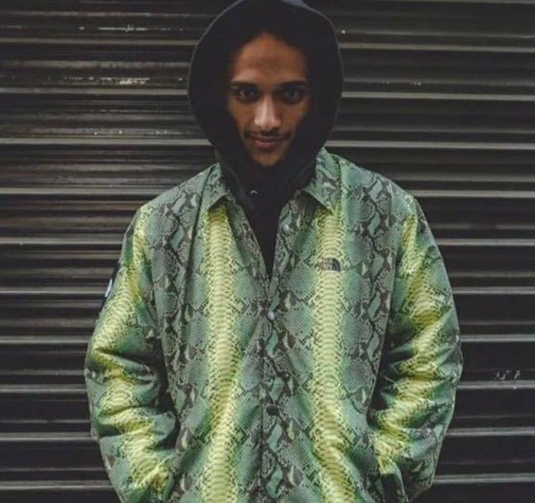 Supreme North Face Snakeskin Taped Seam Coaches Jacket Supreme North Face Snakeskin Taped Seam Coaches Jacket