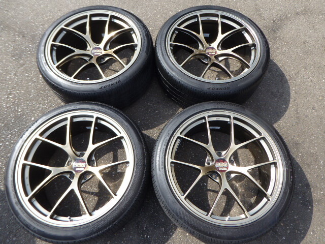 BBS　RI-D　超超ジュラルミン鍛造　レクサス　LC　LS　ダイアモンドゴールド　ダンロップ　ヴューロVE304付き　9J　10J　チューナーサイズ_画像9