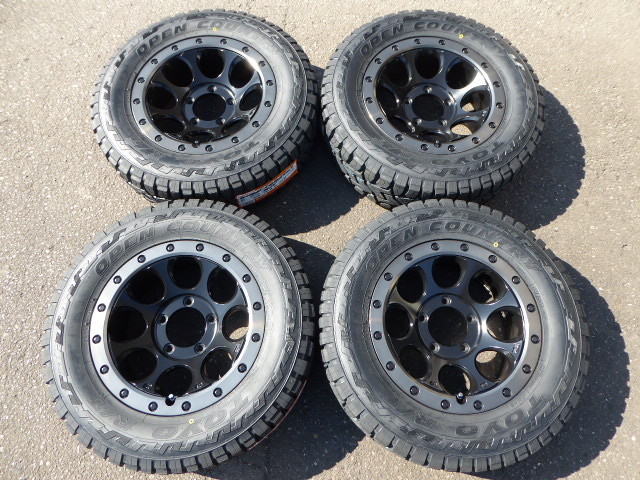 エクストリームJ　XJ03　16×6J　－5　ジムニー　シエラ　215/70R16　TOYO　オープンカントリーRT付　リフトアップ　オーバーフェンダー_画像7