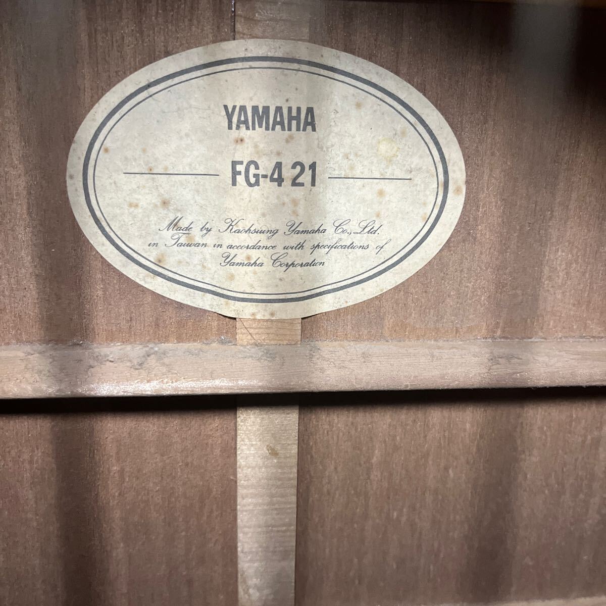 YAMAHA FG-421 アコースティックギター_画像3