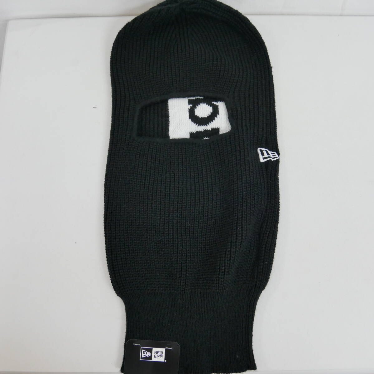 【1円】未使用 国内正規 Supreme×NEW ERA ニューエラ 20AW 20FW Balaclava バラクラバ バラクラヴァ ビッグロゴ 目出し帽 Black 黒 Free_画像5