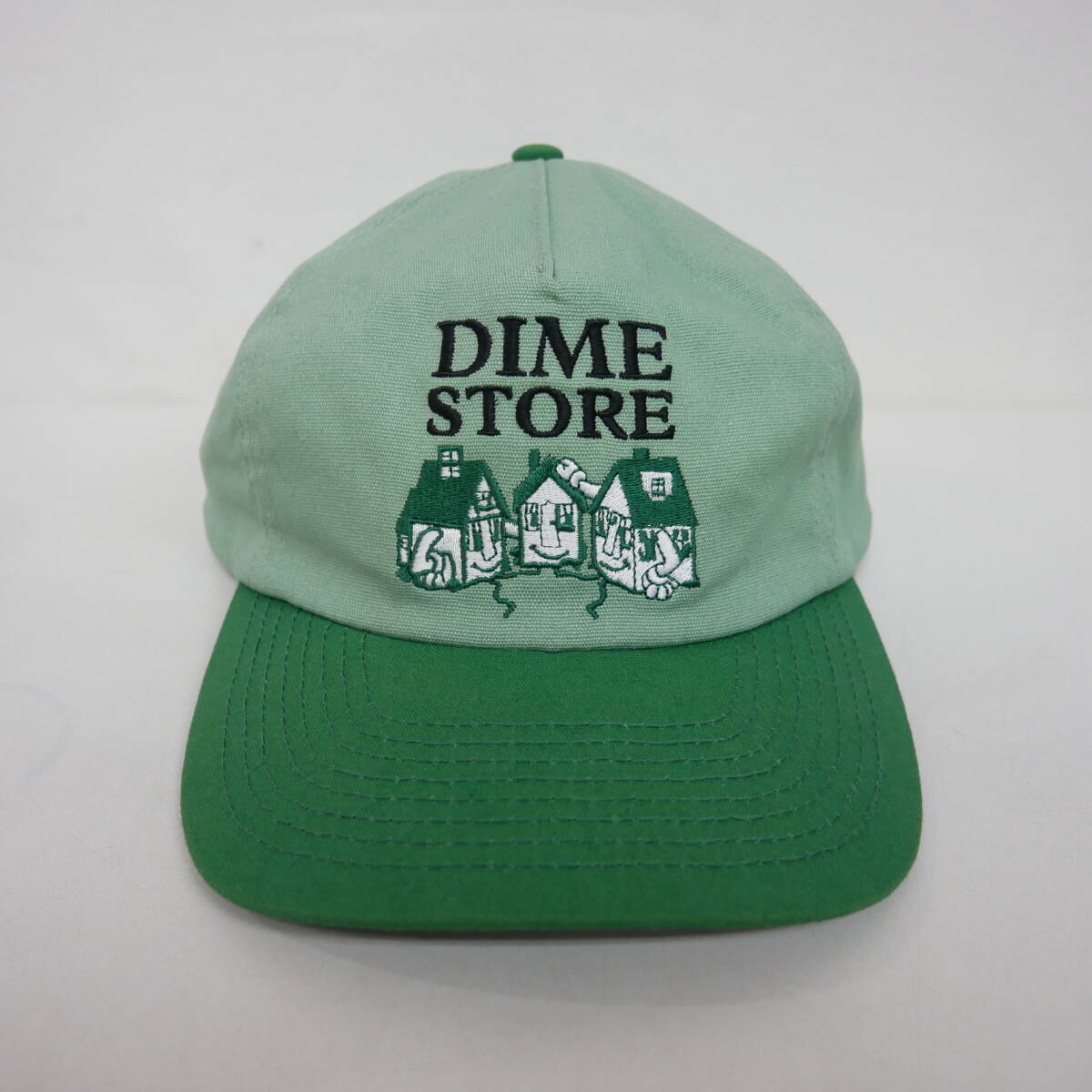 【1円】良好 国内正規 Dime ダイム 24SS Skateshop Worker Cap スケートショップワーカーキャップ スナップバック Green グリーン Freeの画像1