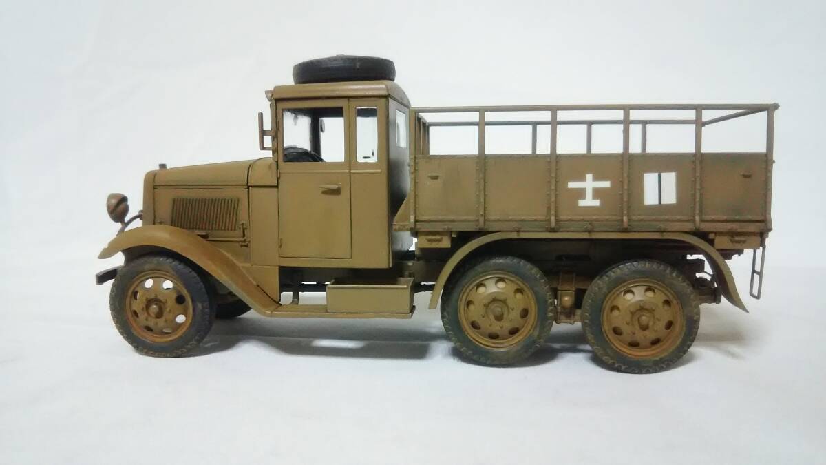 1/35,帝国陸軍　九四式六輪自動貨車　箱型運転台（ハードトップ）完成品_画像7