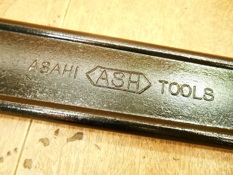 旭金属工業 旭 アサヒ ASAHI TOOLS ASAHI ASH 大型片口スパナ 65 SS46 R-08 大型 片口 スパナ 締め付け 固定 ハンドツールの画像7