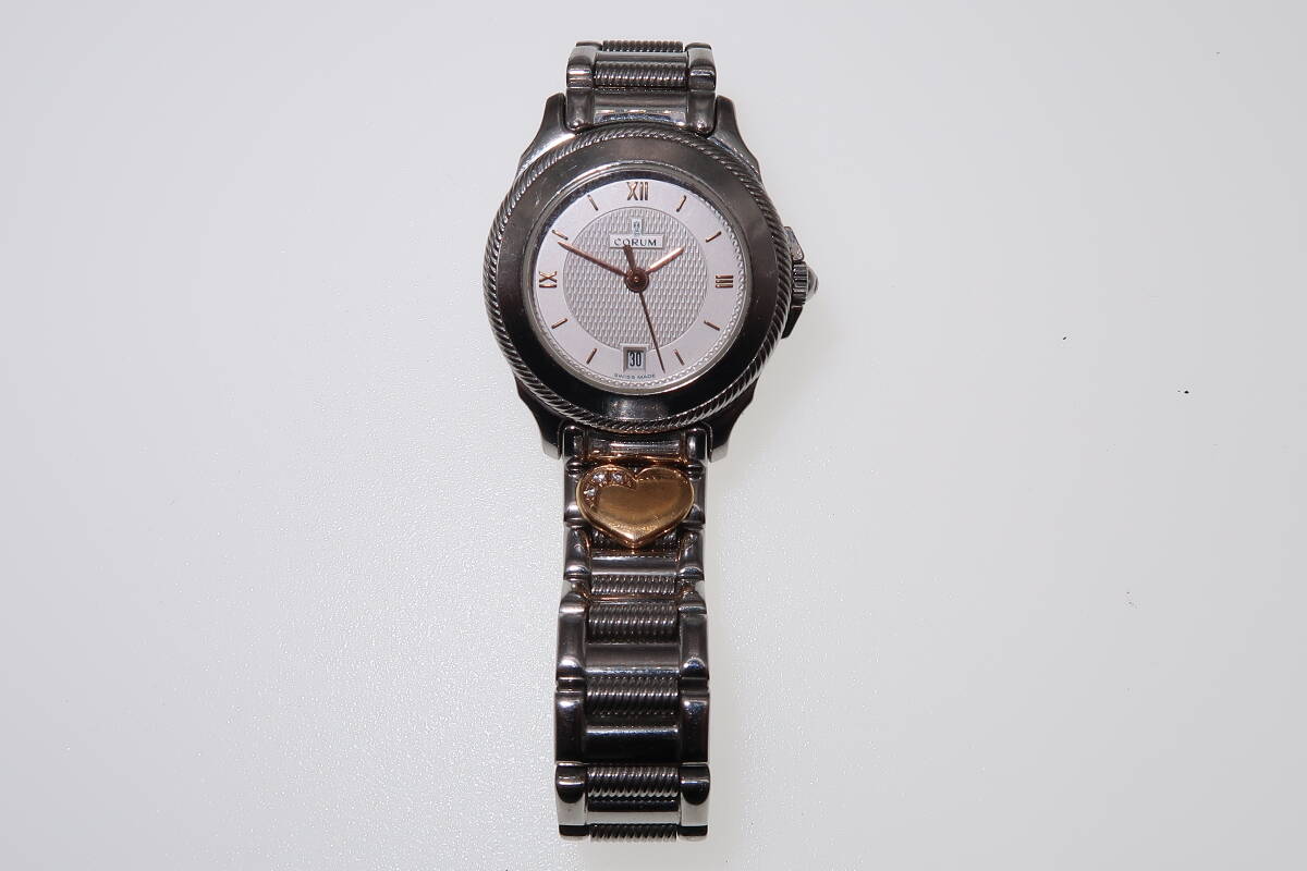 CORUM Corum 39.311.20M584 3P diamond Date lady's wristwatch 