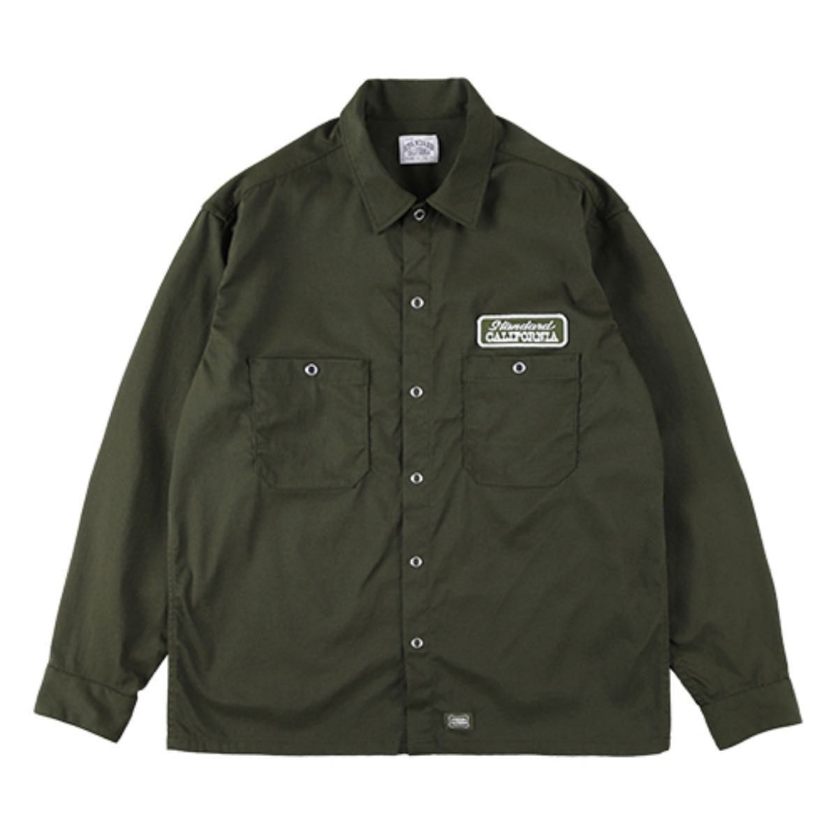 Logo Patch Easy Work Shirt Long Sleeve 