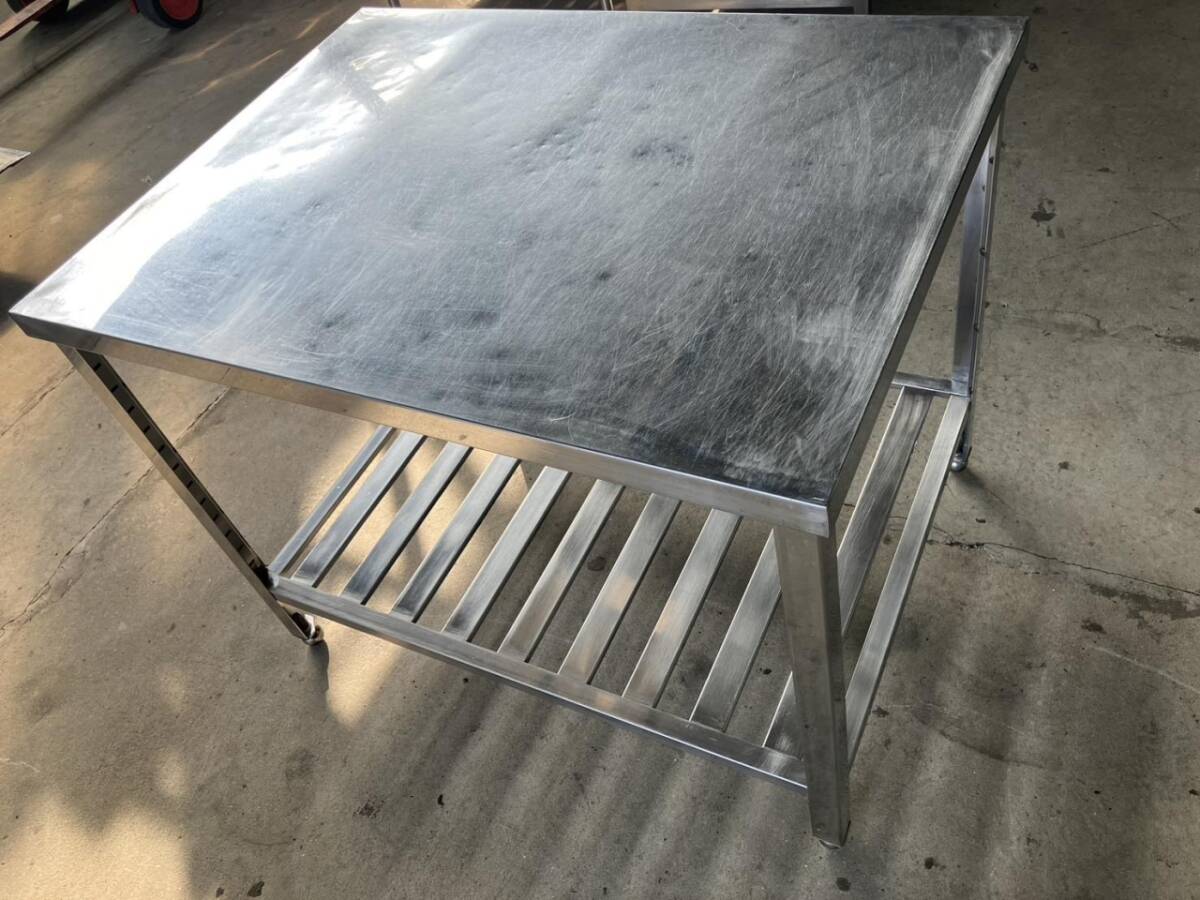 Yahoo!オークション - 中古品 作業台 1000×750 ×800 ステンレス Yahoo!オークション - 中古品 作業台 1000×750 ×800 ステンレス