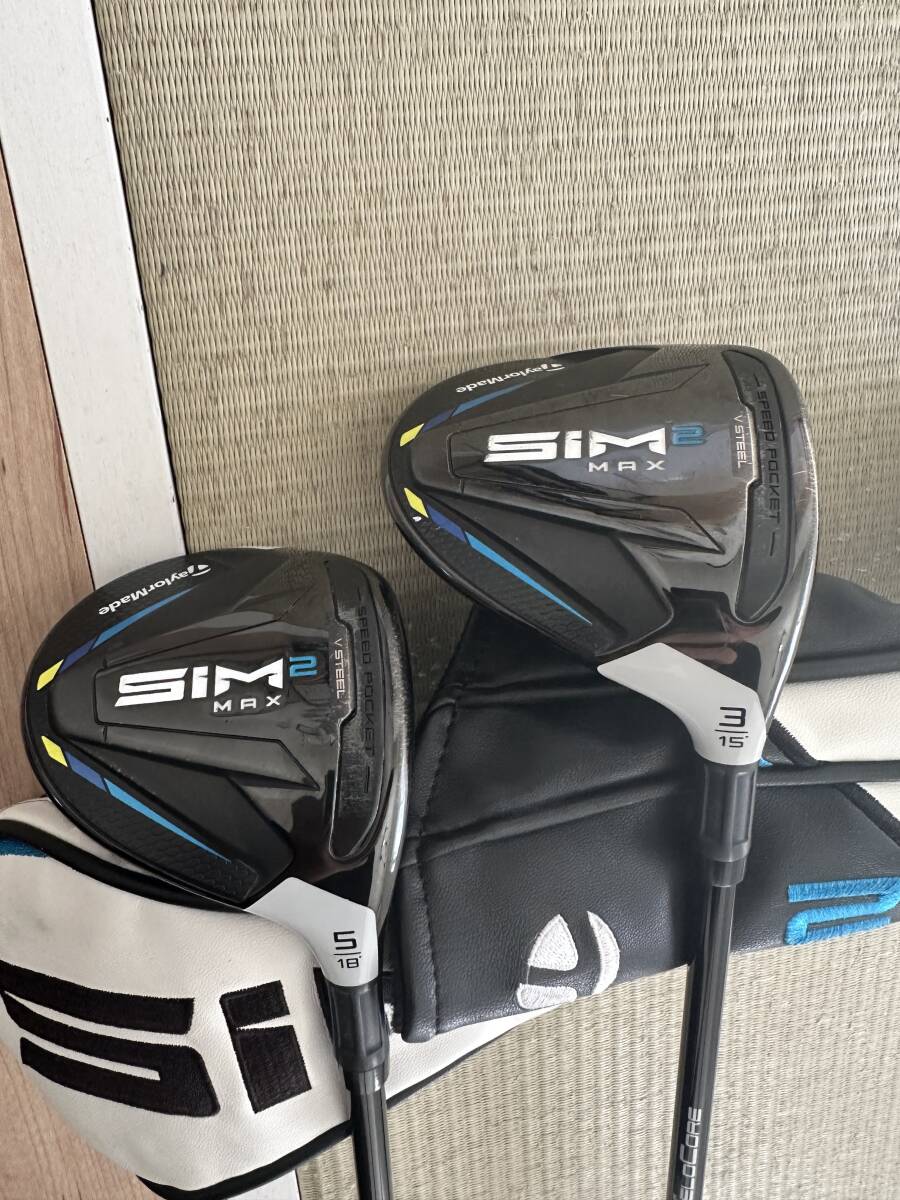 特別セット価格 TaylorMade SIM2 MAX 3W 15° ベンタス ブラック 7S 5W