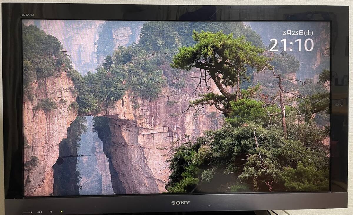 SONY BRAVIA ソニー ブラビア KDL-40EX500 液晶テレビ 40型 2010年製 リモコン付 ジャンクの画像1