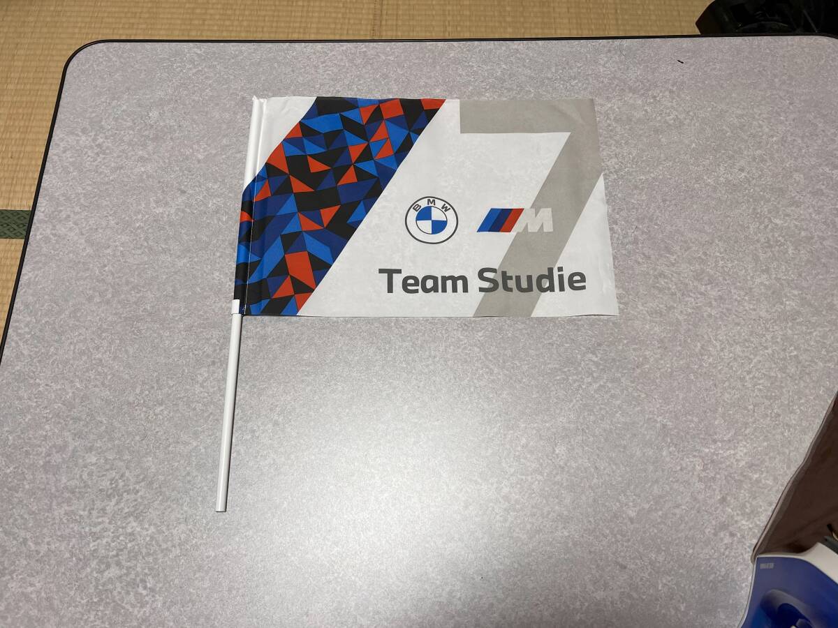 BMW TEAM STUDIE M Performance SUPER GT 応援フラッグ 旗の画像1