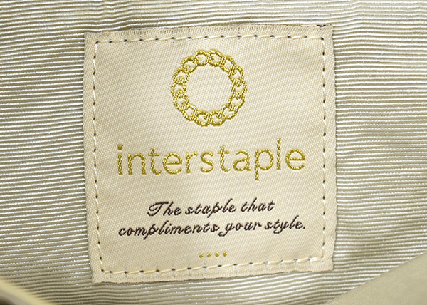 ◆春色！アバハウス/インターステイプル【interstaple】Gigi パンチングショルダー/クラッチ 3WAY 牛革 レザーバッグ 白×ゴールド◆